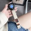 Kalebol 20mm Nylon Loop Denim Watch Band - Apricot Universal Fastener - 2
