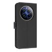 Realme 12+ 5G/12 4G/P1 Black Leather Phone Case with Hand Strap - 3