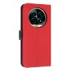 Realme 13 Pro 5G/13 Pro+ 5G Red Leather Phone Case with Hand Strap - 3