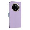 Realme 14 Pro 5G Purple Metal Bow Leather Case with Hand Strap - 3