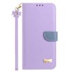 Realme C63/C61 Purple Leather Phone Case with Hand Strap - 2