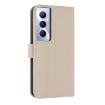 Realme C65 4G Global Metal Bow Leather Case with Hand Strap Apricot - 3