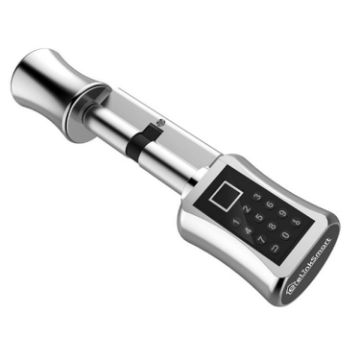 Smart Lock Cylinder 30+30mm - Fingerprint & Password for Office/Home - 1
