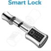 Smart Lock Cylinder 30+30mm - Fingerprint & Password for Office/Home - 2