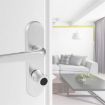 Smart Lock Cylinder 75+40mm - Fingerprint & Password for Office/Home - 5
