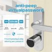 Smart Lock Cylinder 75+40mm - Fingerprint & Password for Office/Home - 6