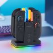 iPega Vertical Charging Station for Nintendo Switch & 2 Joy-Pads - Black - 4