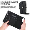 Samsung Galaxy S25 Edge 5G Wallet Leather Phone Case with Lanyard (Black) - 2