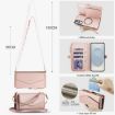Samsung Galaxy S25 Edge 5G Wallet Leather Phone Case with Lanyard, Rose Gold - 7