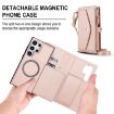 Samsung Galaxy S24 Ultra 5G Wallet Leather Case with Lanyard, Rose Gold - 2