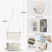 Samsung Galaxy S24+ 5G Wallet Leather Phone Case with Lanyard - White - 7
