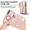 Samsung Galaxy S24+ 5G Wallet Leather Phone Case with Lanyard Rose Gold - 2