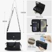 Samsung Galaxy S24 5G Wallet Detachable Leather Case with Lanyard - Black - 7