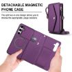 Samsung Galaxy S24 5G Wallet Leather Phone Case with Lanyard, Purple - 2