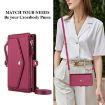 Samsung Galaxy S23 Ultra 5G Red Leather Wallet Case with Lanyard - 6