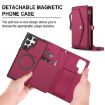 Samsung Galaxy S22 Ultra 5G Red Leather Wallet Case with Lanyard - 2
