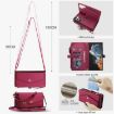 Samsung Galaxy S22 Ultra 5G Red Leather Wallet Case with Lanyard - 7