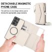 Samsung Galaxy S21 Ultra 5G Wallet Leather Phone Case with Lanyard White - 2