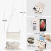 Samsung Galaxy S21 Ultra 5G Wallet Leather Phone Case with Lanyard White - 7