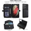 Samsung Galaxy S21 Ultra 5G Wallet Leather Phone Case with Lanyard - 4