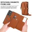 Samsung Galaxy S21 Ultra 5G Wallet Leather Phone Case with Lanyard Brown - 2
