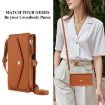 Samsung Galaxy S21 Ultra 5G Wallet Leather Phone Case with Lanyard Brown - 6