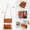 Samsung Galaxy S21 Ultra 5G Wallet Leather Phone Case with Lanyard Brown - 7