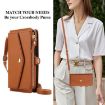 Samsung Galaxy S21+ 5G Wallet Leather Phone Case with Lanyard - Brown - 6