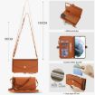Samsung Galaxy S21+ 5G Wallet Leather Phone Case with Lanyard - Brown - 7