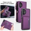 Samsung Galaxy A13 Wallet Case, Detachable Leather, Lanyard, Dark Purple - 3