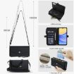 Samsung Galaxy A15 Wallet Case: Detachable Leather with Lanyard (Black) - 7