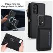 Samsung Galaxy A33 5G Wallet Detachable Leather Case with Lanyard (Black) - 3