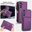Samsung Galaxy A35 5G Wallet Case, Detachable Leather, Lanyard, Purple - 3