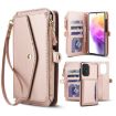 Samsung Galaxy A52 5G Wallet Case, Detachable Leather, Lanyard, Rose Gold - 1