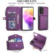 Samsung Galaxy A53 5G Wallet Case, Detachable Leather, Lanyard, Purple - 4