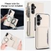 Samsung Galaxy A54 5G Wallet Case, Detachable Leather with Lanyard, White - 3