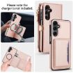 Samsung Galaxy A54 5G Wallet Case with Lanyard, Detachable Leather, Rose Gold - 3