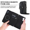 Samsung Galaxy A56 5G Wallet Leather Phone Case with Lanyard (Black) - 2