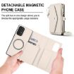Samsung Galaxy A72 5G Wallet Detachable Leather Case with Lanyard White - 2