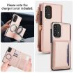 Samsung Galaxy A72 5G Wallet Case, Detachable Leather, Rose Gold - 3