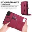 Samsung Galaxy A73 5G Red Leather Wallet Case with Lanyard - 2