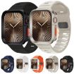 Apple Watch Series 10 46mm Wave Texture Silicone Band & TPU Case - 2