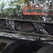 6pcs Gold Foil Carbon Fiber Engine Vents Stickers for Corvette C8 2020+ - 4