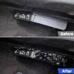Gold Foil Carbon Fiber Door Lock Stickers for Corvette C8 2020+ (Blue) - 5