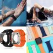 Apple Watch Series 10 42mm Orange Silicone Band with PC Case - 5