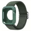 Apple Watch 40mm/41mm Nylon Band & Silicone Case - Army Green - 1