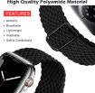 Apple Watch 40mm/41mm Nylon Band with Silicone Case - Black - 3