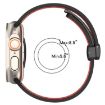 Apple Watch Band 42/41/40/38mm Magnetic Buckle Silicone Black Lime - 9