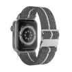 Dual-Color Nylon Watch Band for Apple Watch 42/41/40/38mm - Grey White - 3