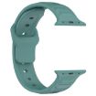 Apple Watch Band 46/49/45/44mm Silicone Reverse Buckle Pine Needle Green - 3